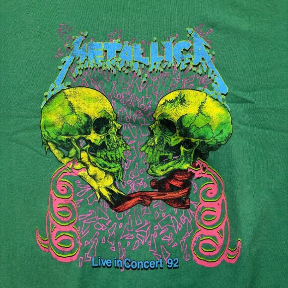 Metallica Live in Concert 92 Oversize Heavy Metal Crewneck M - Picture 2 of 4